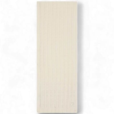 Guess Knitted Scarf 30x165 Sjaals Dames - Creme - Maat ONESIZE