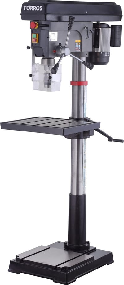 Professionele kolomboormachine boren tot ø 30 mm opname MK3 1,5 kW 230V 12 snelheden 120 kg Torros DF30M