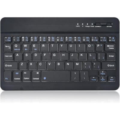 Draadloos toetsenbord voor iPad mobiele tabletcomputer 7 inch enkel toetsenbord zwart
