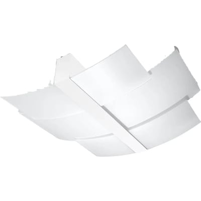Sollux Lighting Plafondlamp Solis - G9 - natuurlijk hout/wit - hout/glas - 19x12x12cm