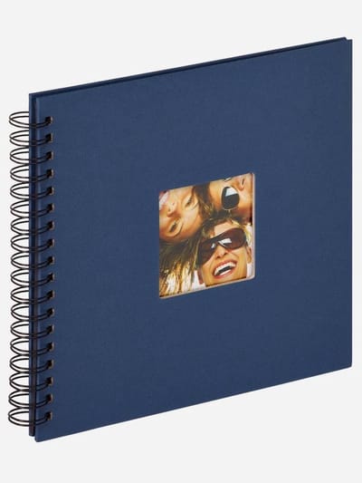 Walther SA-108-L Fun - Spiraal album - Formaat 26 x 25 cm - Blauw