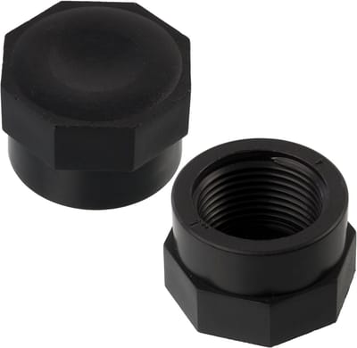 Set van 5 Afdichtpluggen voor 1 Inch Druppelslang - Drukbestendig tot 10 Bar - Polyethyleen Verbindingsstuk