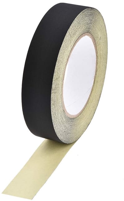 Acetaat Tape 30 mm - Hoge Temperatuur Plakband - Zwart - 30 m - Perfect voor Laptop en Auto Reparatie - Ideaal voor Gitaarherstel