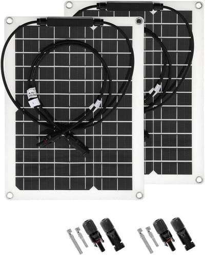 Zonnepaneel Laadregelaar - Acculader Kit - Energie Opwekken - Hoge Conversie - 10-60A - Zwart
