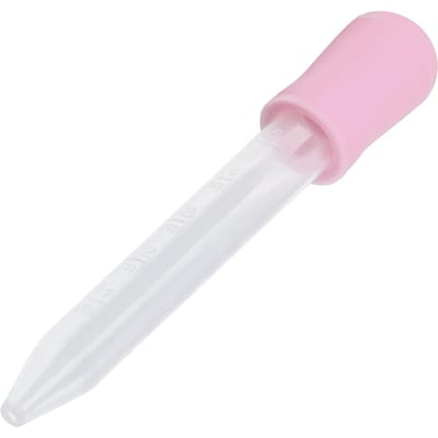Pipette d'alimentation en plastique Durable Confortable Transparent Paille d'alimentation pour alimentation d'aquarium white