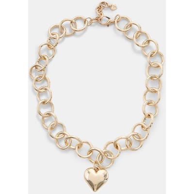 Stradivarius Ketting met hartschakel  Goud OS