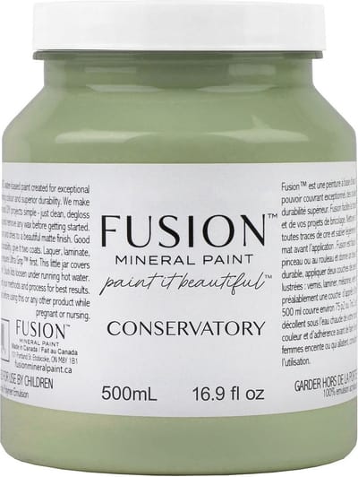 Fusion Mineral Paint - acrylverf - meubelverf - groen - conservatory - 500 ml