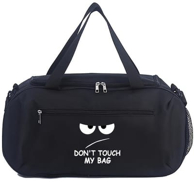 Don't Touch My Bag Reistas Kind | Grappige Sporttas Kind | Raak Mijn Tas Niet Aan Weekendtas | Handbagage Kind Vliegtuig | 25 Liter | Sporttas Jongens | Weekendtas met Grappige Tekst | Kindertas Peuter | Tas voor Logeren of Vakantie | 24x20x45 cm