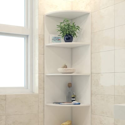Vicco Ecki Hoekrek – 40 x 180 cm Wit