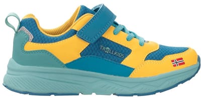 Trollkids Haugesund Wandelschoenen Groen,Geel,Blauw EU 34 Kinderen
