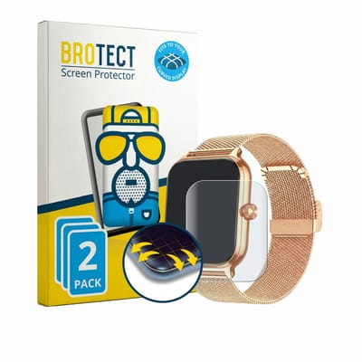 BROTECT - Screenprotector voor LODIMEKE P133 1.96" - Folie Beschermfolie matte volledig dekking 2 Stuks
