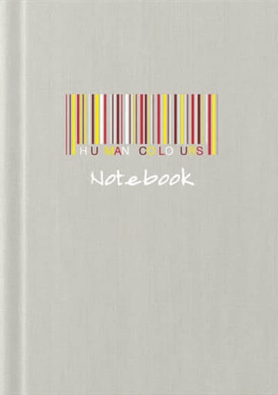 Peleman - Creative Notebook – Human Colours, Kashmir – 14,8 x 21 cm (A5) – zilver