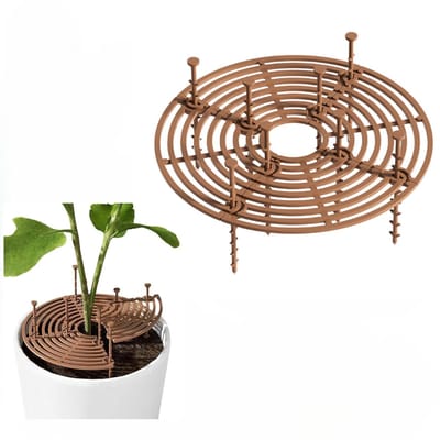 Bloempotroosters – plantenbeschermingsrooster – bloemen - met bouten - voor Beschermt planten tegen katten, kinderen en vuil - knipbaar isolatiegaas -LOUZIR