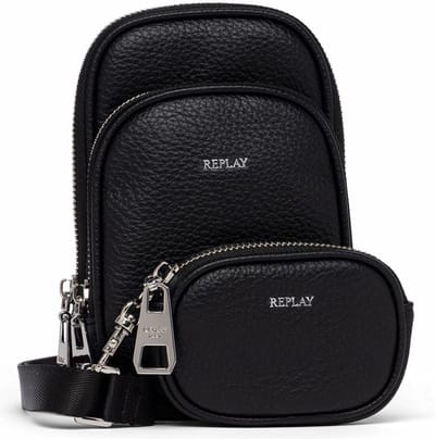 REPLAY Schoudertas Crossbody Bag Black Zwart