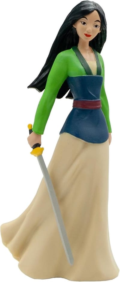 Bullyland 11356 – Speelfiguur en verzamelfiguur Mulan, ca. 10 cm – levensecht en detailrijk vormgegeven – ideaal als taartfiguur en klein cadeautje voor kinderen vanaf 3 jaar.