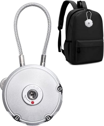 Bagageslot - Reisslot - Bagage Beveiligen - Driecijferige Cijfercode - 13.7 cm - Zilver