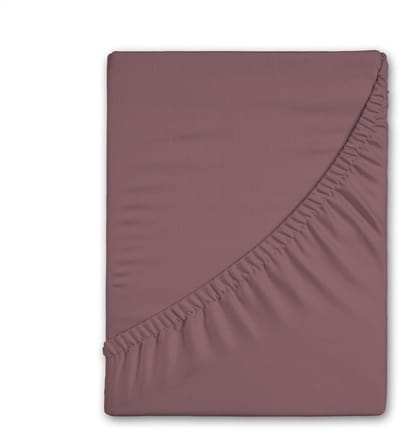 HIP hoeslaken effen kleur - 1 persoons 100x200 cm - Roze - 100% Katoen satijn