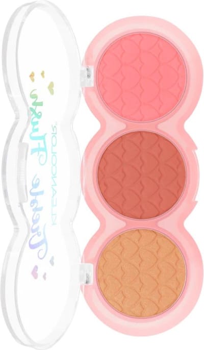Kleancolor Treble Flush Blush Trio - 02 - Nice & Spiced - Blush - 7.5 g