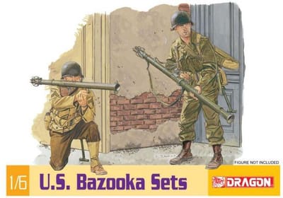 Dragon Modelbouwpakket Militaire voertuigen - 75008 Bazooka set Plastic - 1:6 - Modelbouw