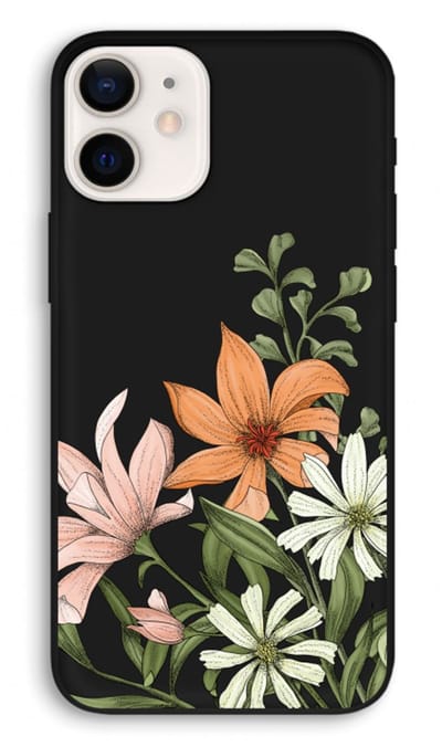 Case Company® - Hoesje geschikt voor iPhone 12 hoesje - Floral bouquet - Biologisch Afbreekbaar Telefoonhoesje - Bescherming alle Kanten en Schermrand