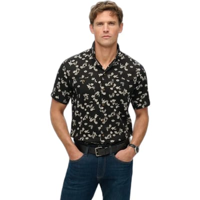 Superdry - Beach overhemd met korte mouwen - Heren - Shirts