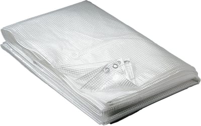 Transparant afdekzeil 160 g/m² WERKA PRO 6 x 10 m
