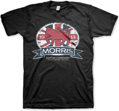 Morris Motor Co. England T-shirt zwart