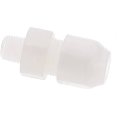 6x8mm & R1/8'' PVDF rechte slangkoppeling met buitendraad 10bar/145psi