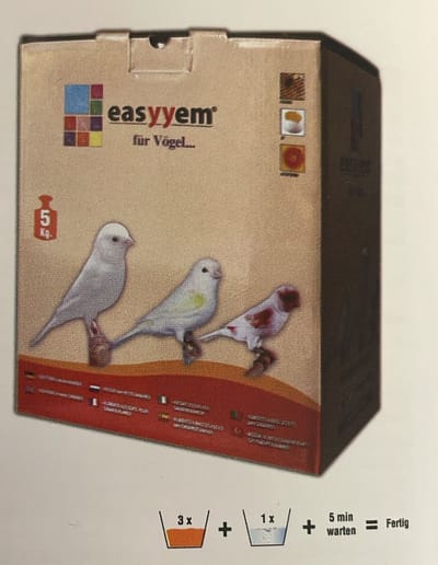 Easyyem Eivoer witte (mozaiek) kanaries-10 kg