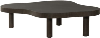 Salontafel Tobago organisch 135cm - Espresso
