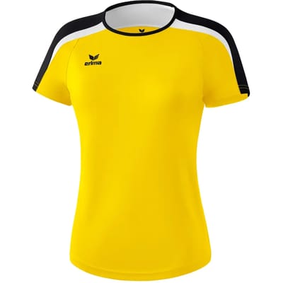 Erima Liga 2.0 T-Shirt Dames - Geel / Zwart / Wit | Maat: 42