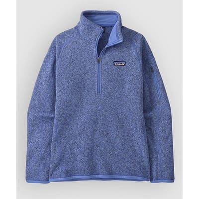 Patagonia Better Sweater 1/4 Half-Zip Fleece Trui blauw