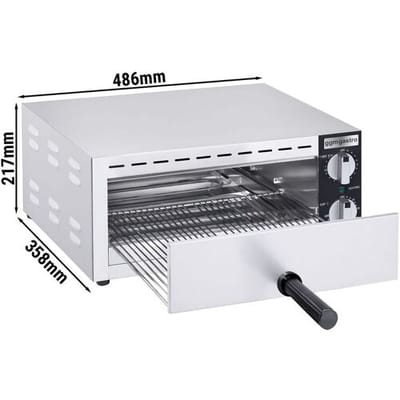 GGM Gastro Elektro Mini Pizzaofen / Flammkuchen Ofen - 1 x 33cm - Manuell