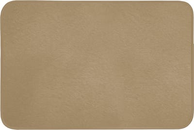 Badmat 90x60 cm - Antislip - Palet - Beige - Interieur - Badmatten voor badkamer - Badkamermat - Douchemat - Badkamer mat