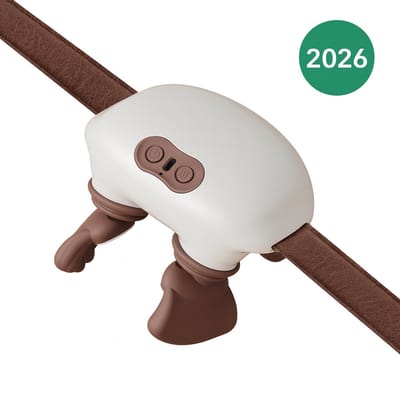 Jumalu 3-in-1 Nekmassage Apparaat – Warmtefunctie – Nek, Schouders & Rug – Draadloos & Draagbaar – Verwarmde Massagehand – Ergonomisch Design – Wit