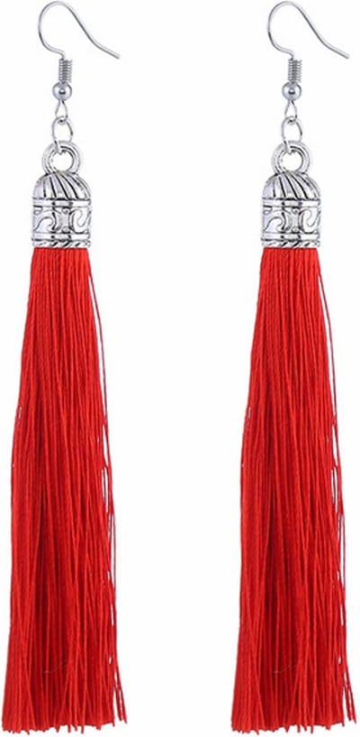 Fako Bijoux® - Oorbellen - Kwast Romania - Rood