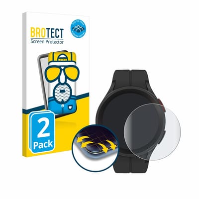 BROTECT - Screenprotector voor Samsung Galaxy Watch 5 Pro - Folie Beschermfolie matte volledig dekking 2 Stuks