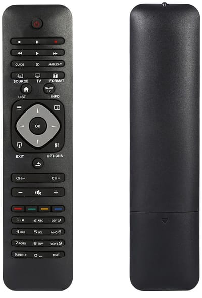 Dailygoody - TV-afstandsbediening - Universele afstandsbediening - Compact en gebruiksvriendelijk - Geschikt voor verschillende modellen - Toetsenbord