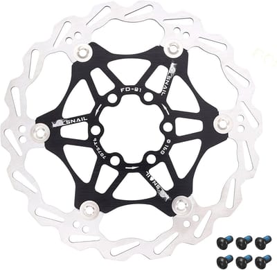 Fiets Remschijven - Fietsrotor Mountainbike Rotor - Veilig Fietsen - Zwevend Systeemontwerp - 160 180 203 mm - Zwart