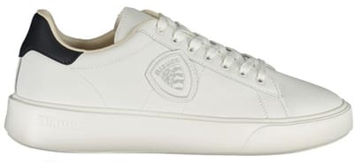 Blauer Witte Polyethyleen Heren Sneaker Voor Stijl