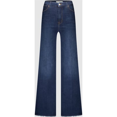 Circle of Trust Marlow Denim Silent Night Maat: W23 | Wijde Broeken Outlet | Dames | Blauw