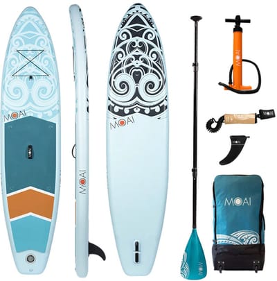 MOAI 11' - Opblaasbare supboard - 15PSI - Allround - Beginners - Suppen - lengte 335cm - compleet pakket