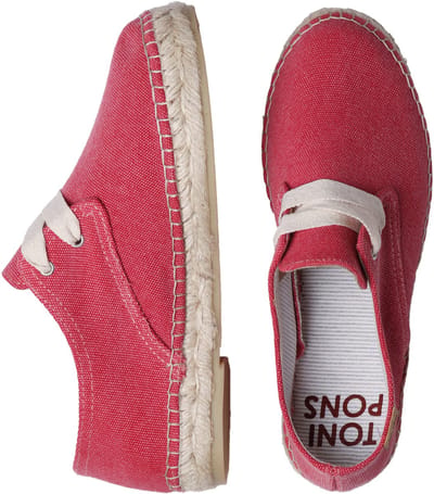 Vegan espadrilles voor dames met veters | APRIL
