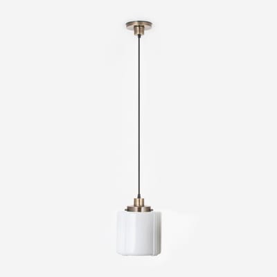 Hanglamp aan snoer Vintage High 20's Brons - Art Deco Trade