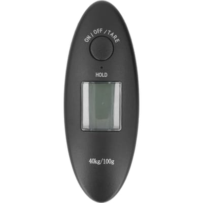 Bagageweegschaal Reizen Digitaal Oplaadbaar Achtergrondverlichting LCD-scherm 88lb 40kg Koffer Weegschaal gray