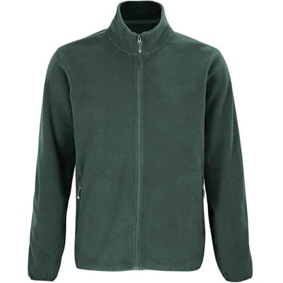SOLS Heren Factor Gerecycleerd Fleece Jas (Bosgroen)