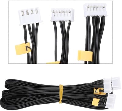 Dailygoods- Motorconnectorkabel Dubbele Z-as - 3D-printer Stappenmotor Verlengdraad - 1,5 m/4,92 ft - 6-pins Splitter - Duurzaam Ontwerp - Eenvoudige Aansluiting - Stappenmotor Kabel
