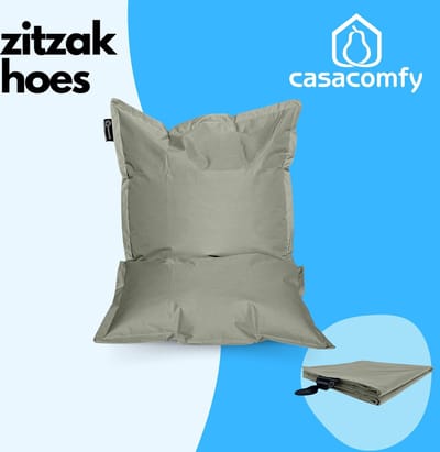 Casacomfy Zitzakhoes,Stoffen,Bekleding,Zonder Vulling,100x100,Grijs,Volwassenen & Kinderen