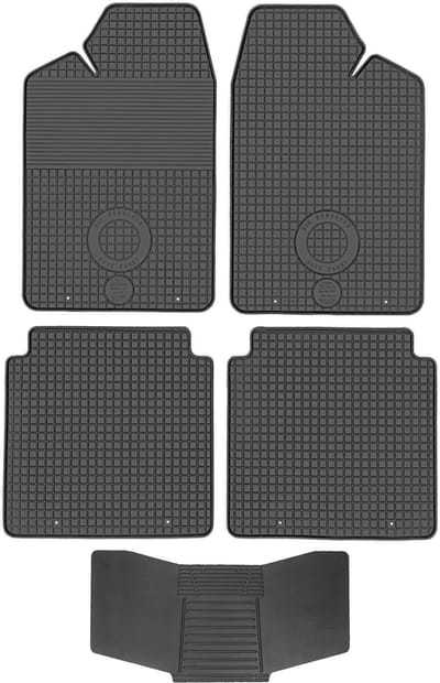Max-Dywanik Gumárny-Zubří - Rubbermatten Set - Mercedes M-Klasse W163 - Zonder Stoppers - Zwart