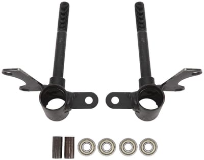 Dailygoods- Fusee Spindel Hoge Sterkte - Stuurspindel Voor Go Kart/UTV/ATV - Staallegering - M12 Draadmaat - Inclusief Lagerset - Eenvoudige Installatie